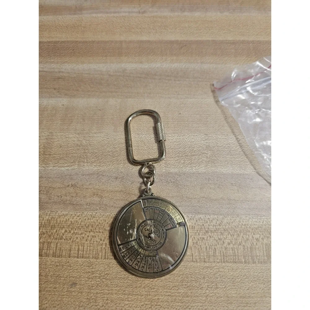 50 Years Calendar Keychain 1984-2033